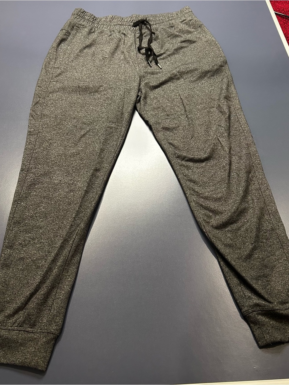 90 degree size M Men's Gray Jogger Pants - Comfortable Everyday Sweatpants